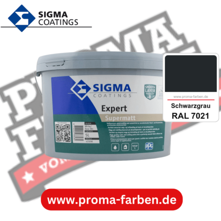 SIGMA Expert kaufen bei Proma Farben RAL 7021 Schwarzgrau