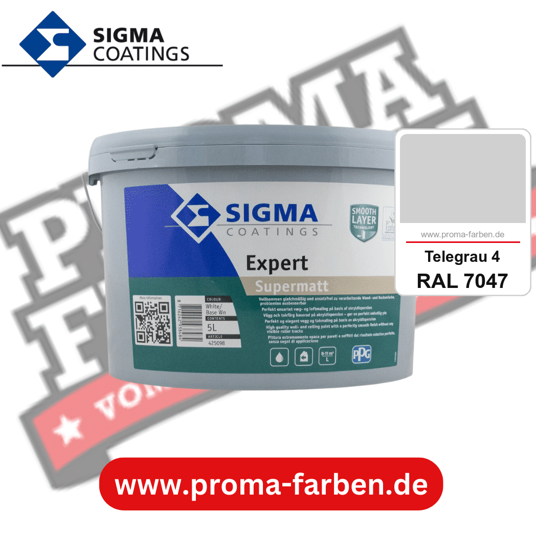 SIGMA Expert kaufen bei Proma Farben RAL 7047 Telegrau 4