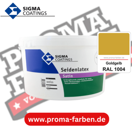 SIGMA Mattlatex kaufen bei Proma Farben RAL 1004 Goldgelb