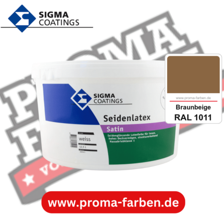 SIGMA Mattlatex kaufen bei Proma Farben RAL 1011 Braunbeige