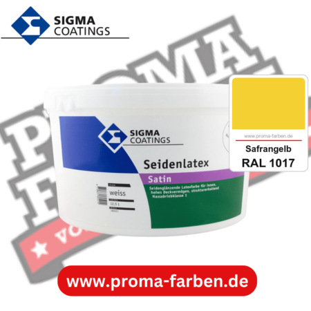 SIGMA Mattlatex kaufen bei Proma Farben RAL 1017 Safrangelb
