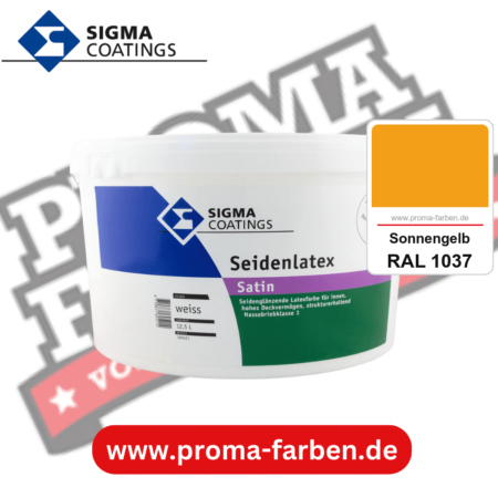 SIGMA Mattlatex kaufen bei Proma Farben RAL 1037 Sonnengelb