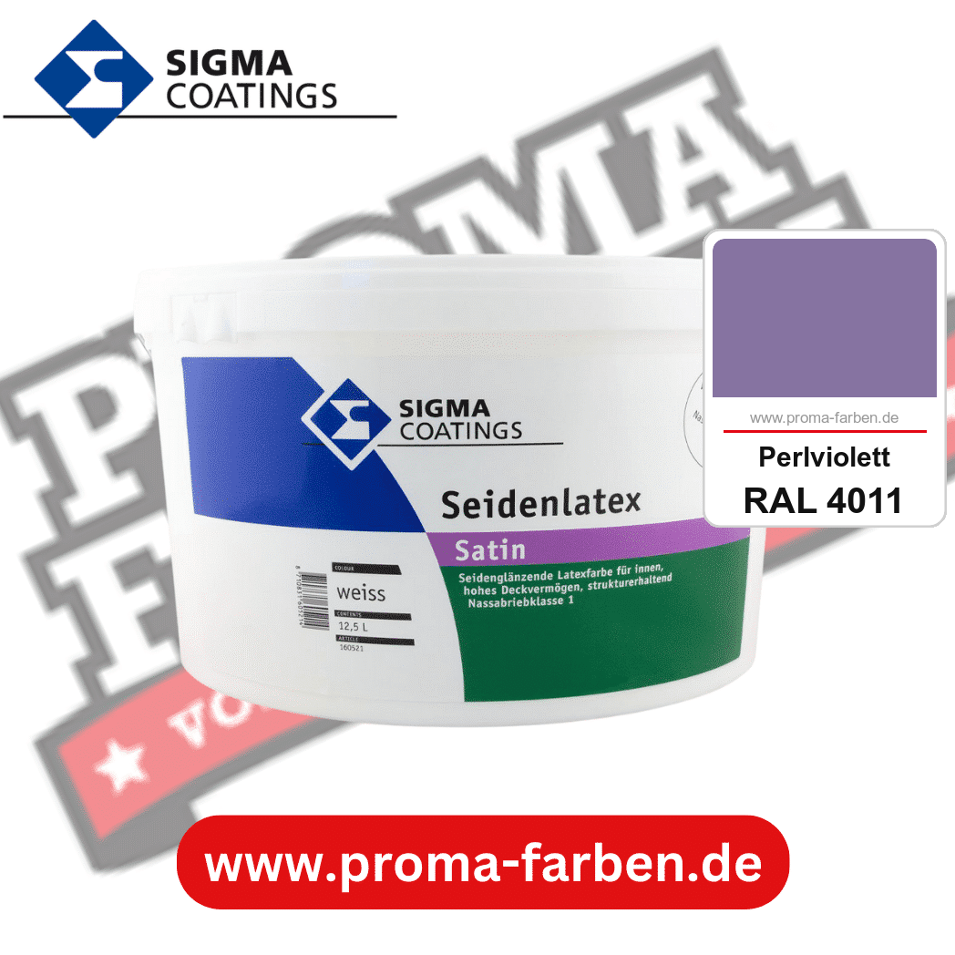 SIGMA Mattlatex kaufen bei Proma Farben RAL 4011 Perlviolett