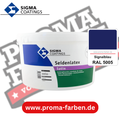 SIGMA Mattlatex kaufen bei Proma Farben RAL 5005 Signalblau
