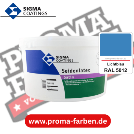 SIGMA Mattlatex kaufen bei Proma Farben RAL 5012 Lichtblau