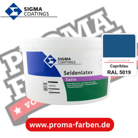 SIGMA Mattlatex kaufen bei Proma Farben RAL 5019 Capriblau