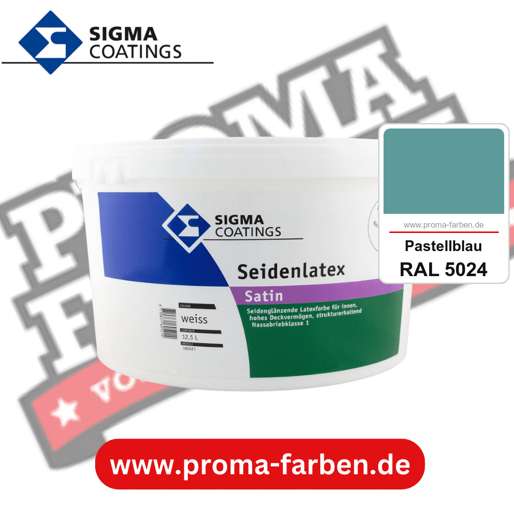 SIGMA Mattlatex kaufen bei Proma Farben RAL 5024 Pastellblau