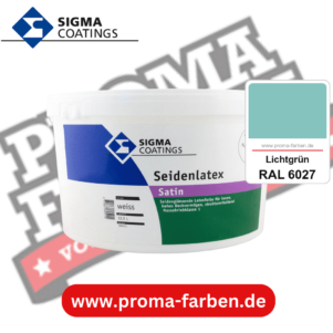 SIGMA Mattlatex kaufen bei Proma Farben RAL 6027 Lichtgrün