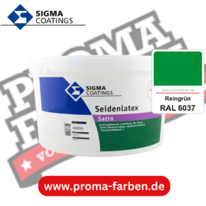 SIGMA Mattlatex kaufen bei Proma Farben RAL 6037 Reingrün