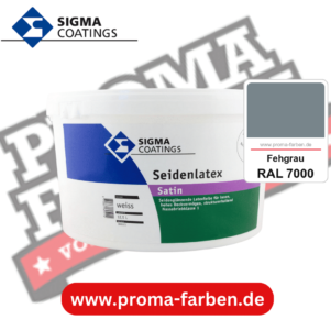 SIGMA Mattlatex kaufen bei Proma Farben RAL 7000 Fehgrau