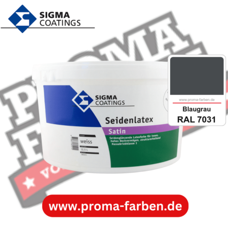 SIGMA Mattlatex kaufen bei Proma Farben RAL 7031 Blaugrau