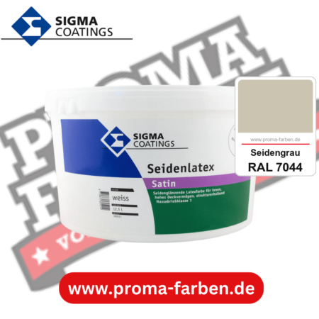 SIGMA Mattlatex kaufen bei Proma Farben RAL 7044 Seidengrau