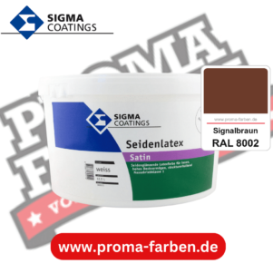 SIGMA Mattlatex kaufen bei Proma Farben RAL 8002 Signalbraun