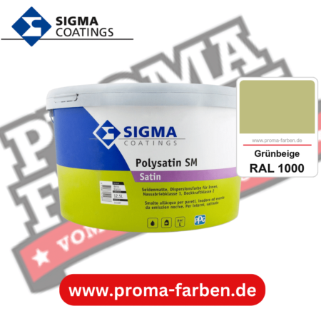 SIGMA Polygloss kaufen bei Proma Farben RAL 1000 Grünbeige