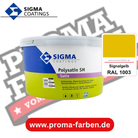 SIGMA Polygloss kaufen bei Proma Farben RAL 1003 Signalgelb