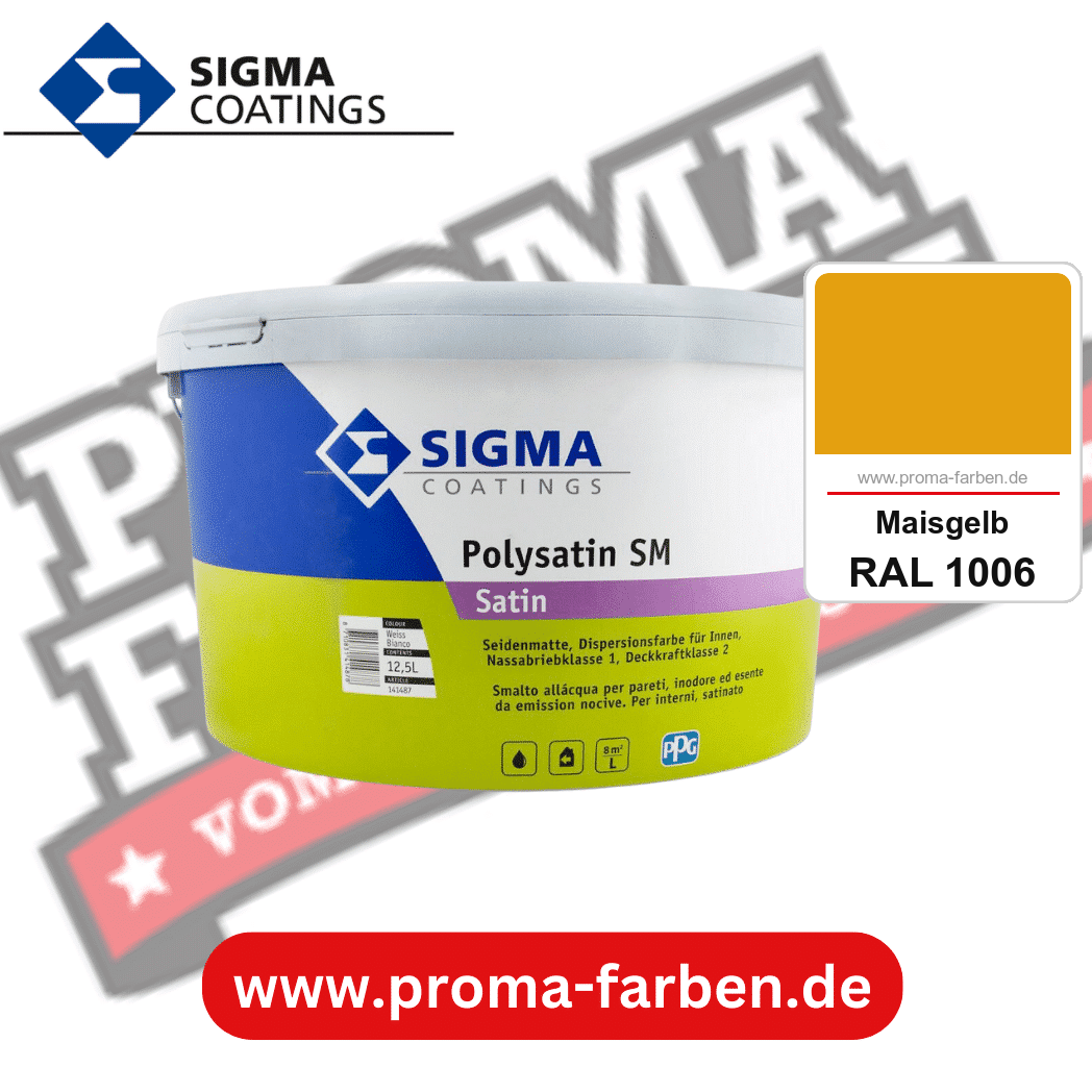 SIGMA Polygloss kaufen bei Proma Farben RAL 1006 Maisgelb
