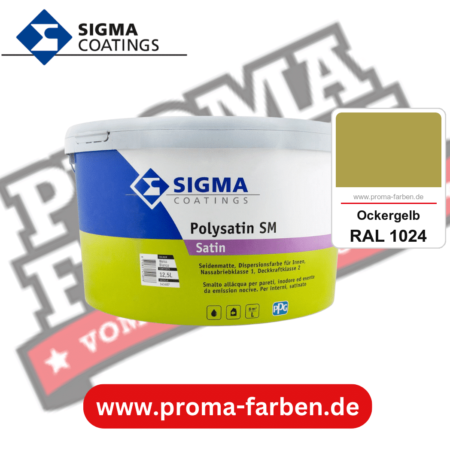 SIGMA Polygloss kaufen bei Proma Farben RAL 1024 Ockergelb