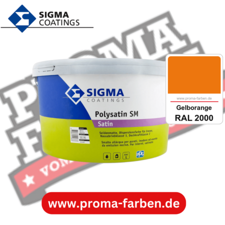 SIGMA Polygloss kaufen bei Proma Farben RAL 2000 Gelborange