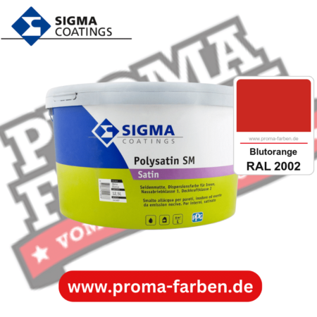 SIGMA Polygloss kaufen bei Proma Farben RAL 2002 Blutorange