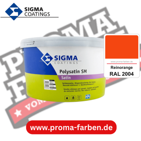 SIGMA Polygloss kaufen bei Proma Farben RAL 2004 Reinorange