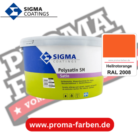 SIGMA Polygloss kaufen bei Proma Farben RAL 2008 Hellrotorange