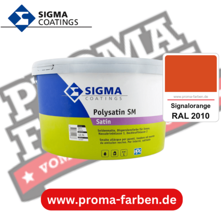 SIGMA Polygloss kaufen bei Proma Farben RAL 2010 Signalorange