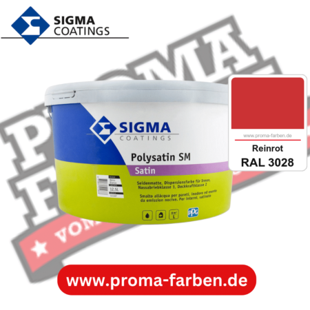 SIGMA Polygloss kaufen bei Proma Farben RAL 3028 Reinrot