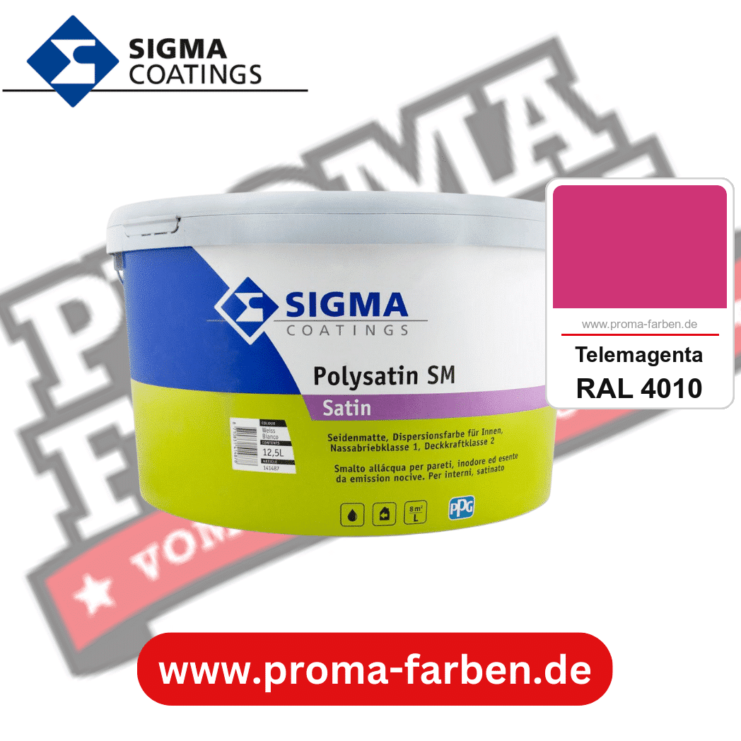 SIGMA Polygloss kaufen bei Proma Farben RAL 4010 Telemagenta