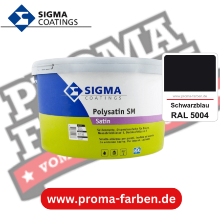 SIGMA Polygloss kaufen bei Proma Farben RAL 5004 Schwarzblau