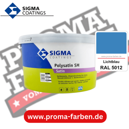 SIGMA Polygloss kaufen bei Proma Farben RAL 5012 Lichtblau
