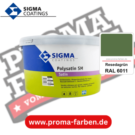 SIGMA Polygloss kaufen bei Proma Farben RAL 6011 Resedagrün