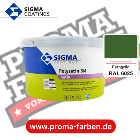 SIGMA Polygloss kaufen bei Proma Farben RAL 6025 Farngrün