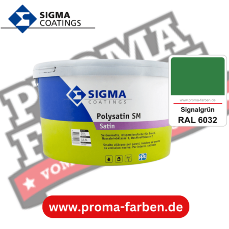 SIGMA Polygloss kaufen bei Proma Farben RAL 6032 Signalgrün