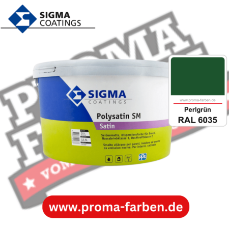 SIGMA Polygloss kaufen bei Proma Farben RAL 6035 Perlgrün
