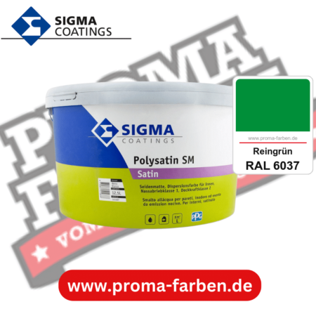 SIGMA Polygloss kaufen bei Proma Farben RAL 6037 Reingrün