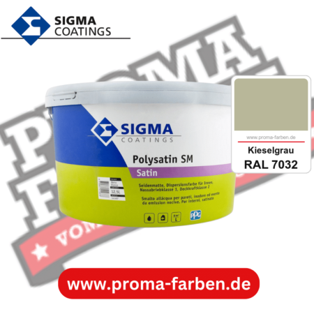 SIGMA Polygloss kaufen bei Proma Farben RAL 7032 Kieselgrau