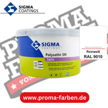 SIGMA Polygloss kaufen bei Proma Farben RAL 9010 Reinweiß