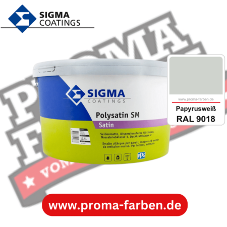 SIGMA Polygloss kaufen bei Proma Farben RAL 9018 Papyrusweiß