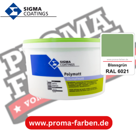 SIGMA Polymatt kaufen bei Proma Farben RAL 6021 Blassgrün