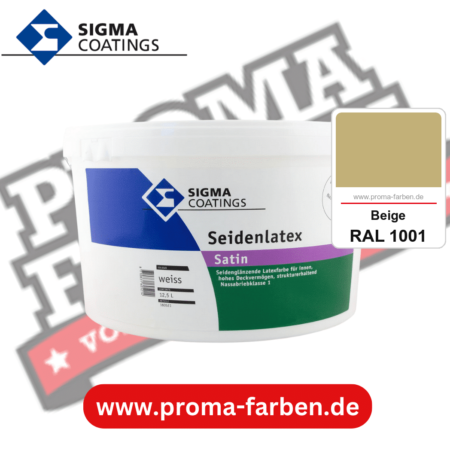 SIGMA Seidenlatex kaufen bei Proma Farben RAL 1001 Beige