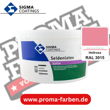 SIGMA Seidenlatex kaufen bei Proma Farben RAL 3015 Hellrosa