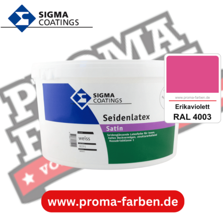 SIGMA Seidenlatex kaufen bei Proma Farben RAL 4003 Erikaviolett