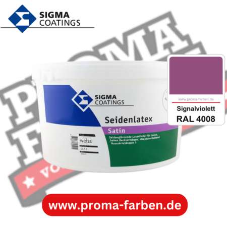 SIGMA Seidenlatex kaufen bei Proma Farben RAL 4008 Signalviolett
