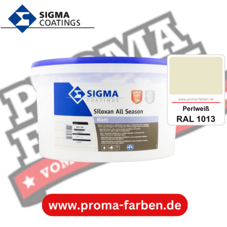 SIGMA Siloxan All Season kaufen bei Proma Farben RAL 1013 Perlweiß