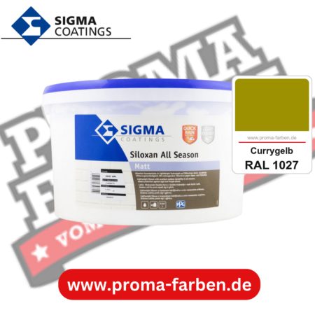 SIGMA Siloxan All Season kaufen bei Proma Farben RAL 1027 Currygelb