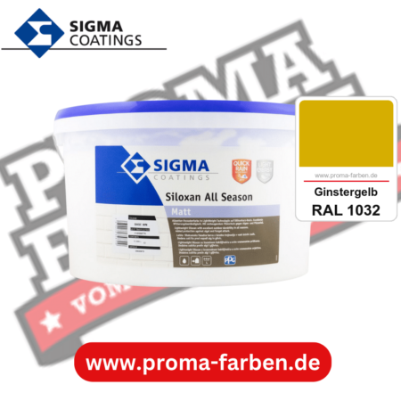 SIGMA Siloxan All Season kaufen bei Proma Farben RAL 1032 Ginstergelb
