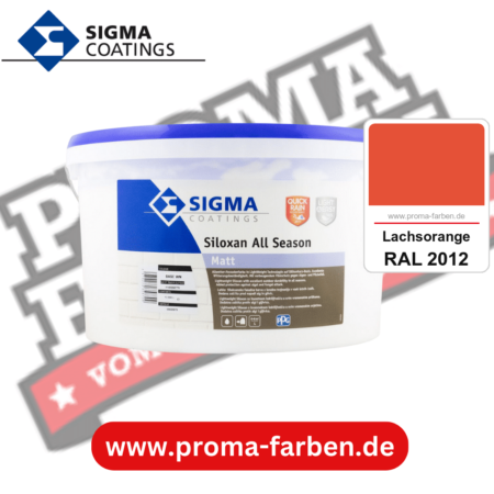 SIGMA Siloxan All Season kaufen bei Proma Farben RAL 2012 Lachsorange