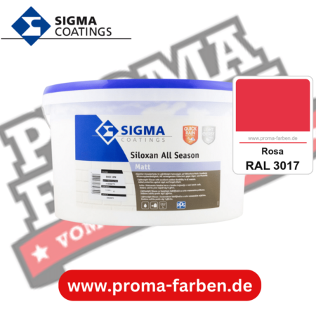 SIGMA Siloxan All Season kaufen bei Proma Farben RAL 3017 Rosa