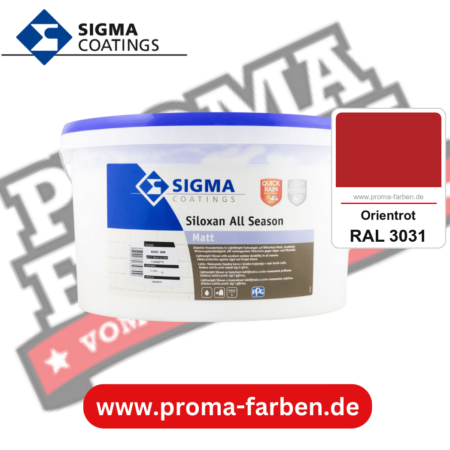 SIGMA Siloxan All Season kaufen bei Proma Farben RAL 3031 Orientrot