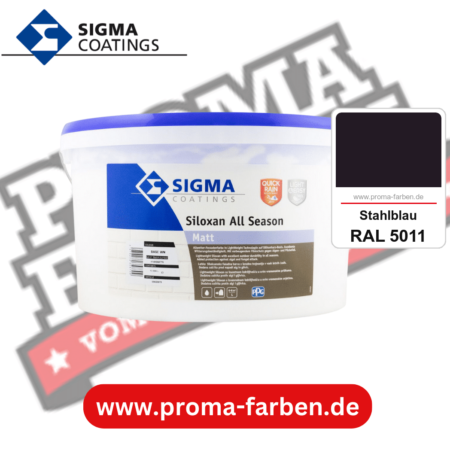 SIGMA Siloxan All Season kaufen bei Proma Farben RAL 5011 Stahlblau